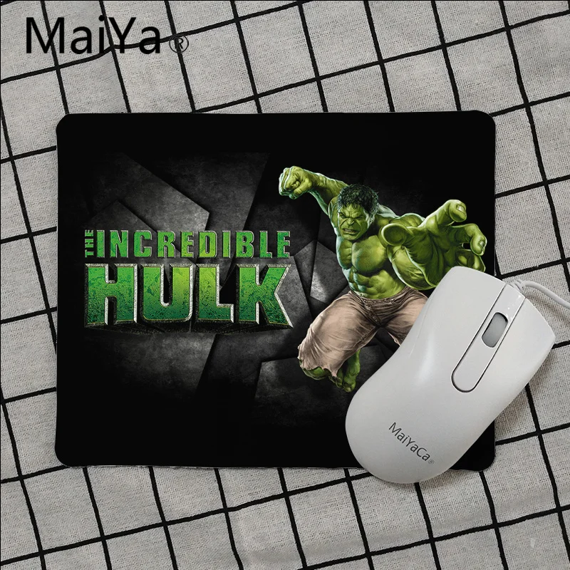 Maiya высокое качество Марвел Халк баннер коврик для мыши геймерская игра коврики Лидер продаж подставка под руку мышь - Цвет: No Lock Edge18x22cm