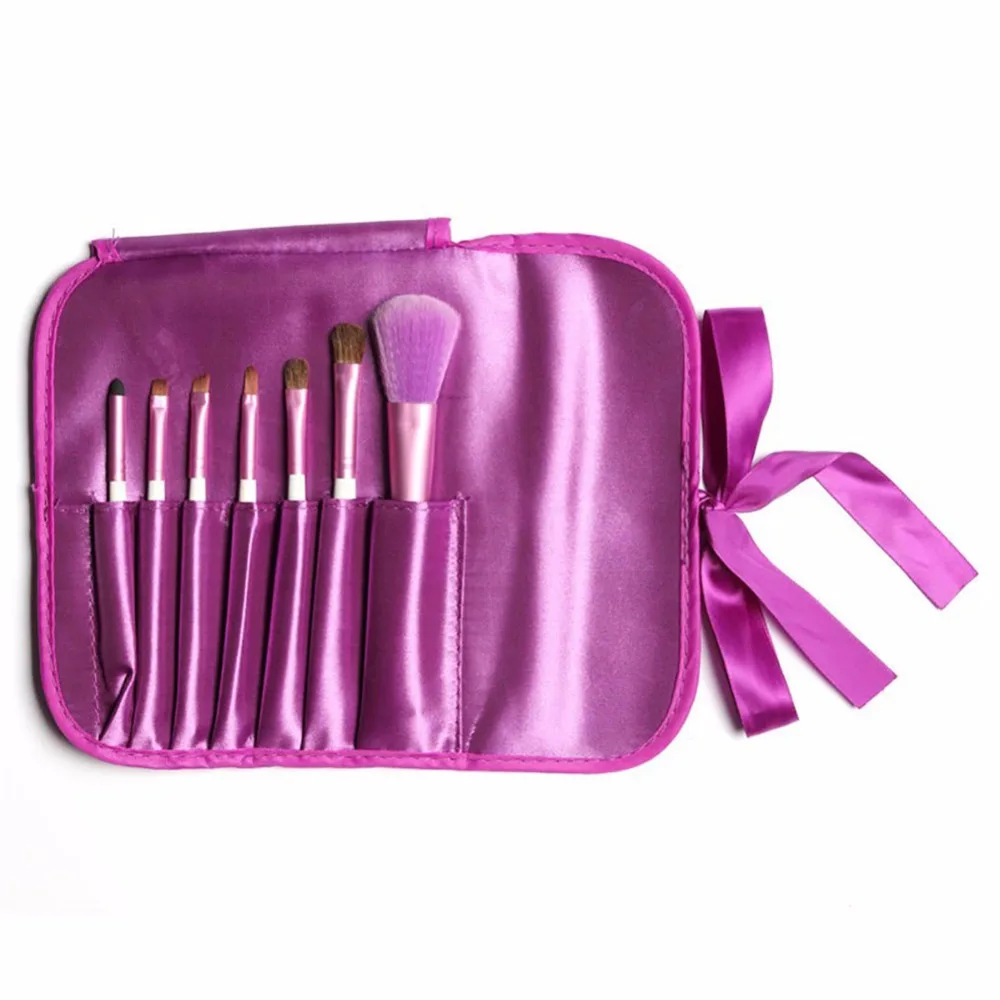 

New arrival 7pcs/set Professional Cosmetics Brush kit Makeup Brushes set Beauty tool kit with bag