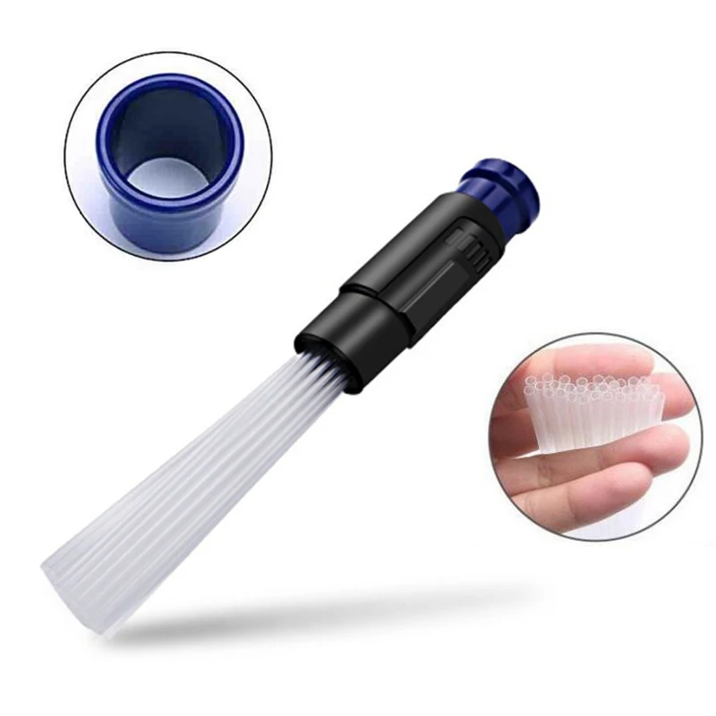 

Universal Vacuum Small Suction Dust Brush Tubes Cleaner Tool Cleaning Brush for Home Cleaning Tools For Air Vents Keyboards