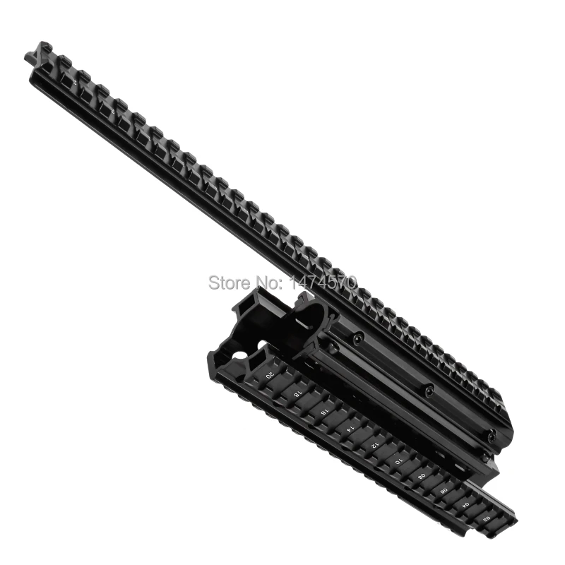 Алюминий Сайга 12 калибра аксессуар крепление Системы цевье с 2 верхних слота