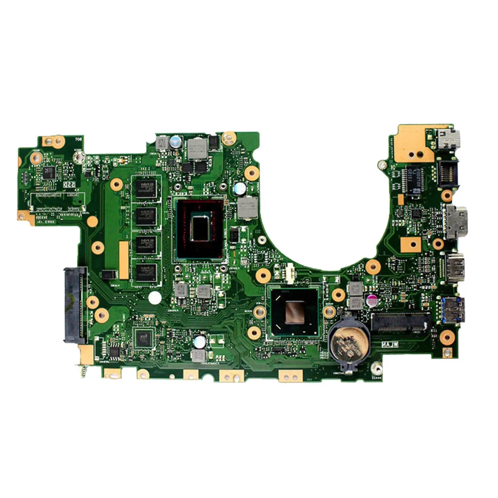 Отправка платы + X402CA для For Asus X502CA материнская плата ноутбука новая rev2.0 4 g RAM 1007u DDR3L