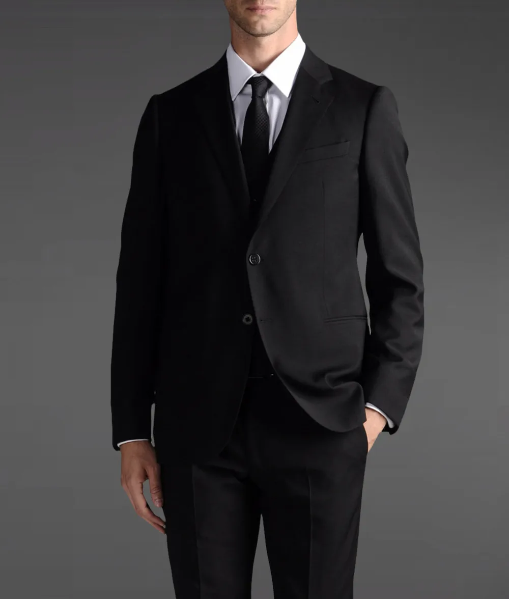 Custom-Made-Men-s-Tuxedo-Black-Suit-Slim-Men-silk-suit-Single-Breasted ...