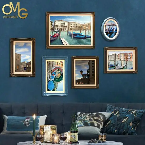 online shop home decor wood photo frame set wall hanging 6 pcslot - Wall Hanging Photo Frames Designs online shop home decor wood photo frame set wall hanging 6 pcslot - Wall Hanging Photo Frames Designs