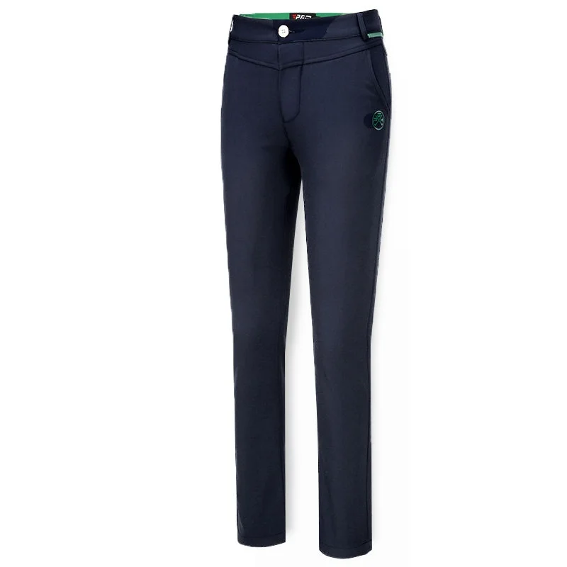 Ladies Elastic Tight Bottom Pants Women Warm Fleece Breathable Golf