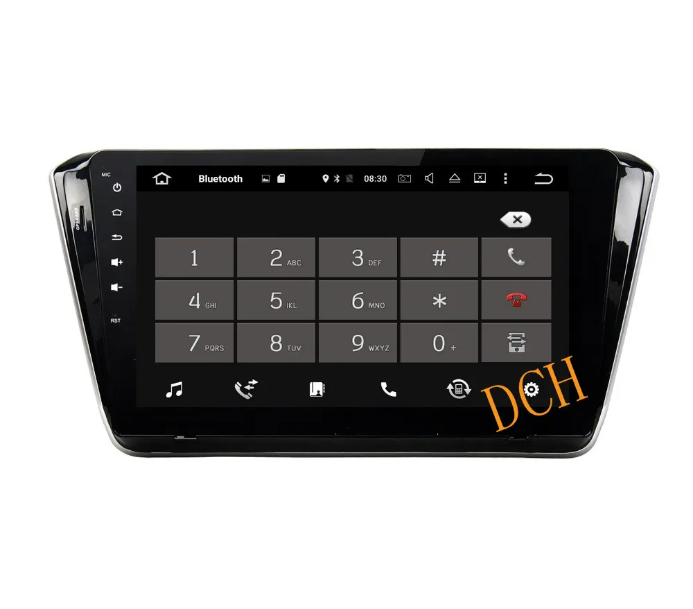 Cheap 10.1" Octa Core Android 9.0 eight core 64G ROM 4G RAM Car DVD Player for Skoda Superb 2015 2016  With GPS Radio WIFI  NAVIGATION 5