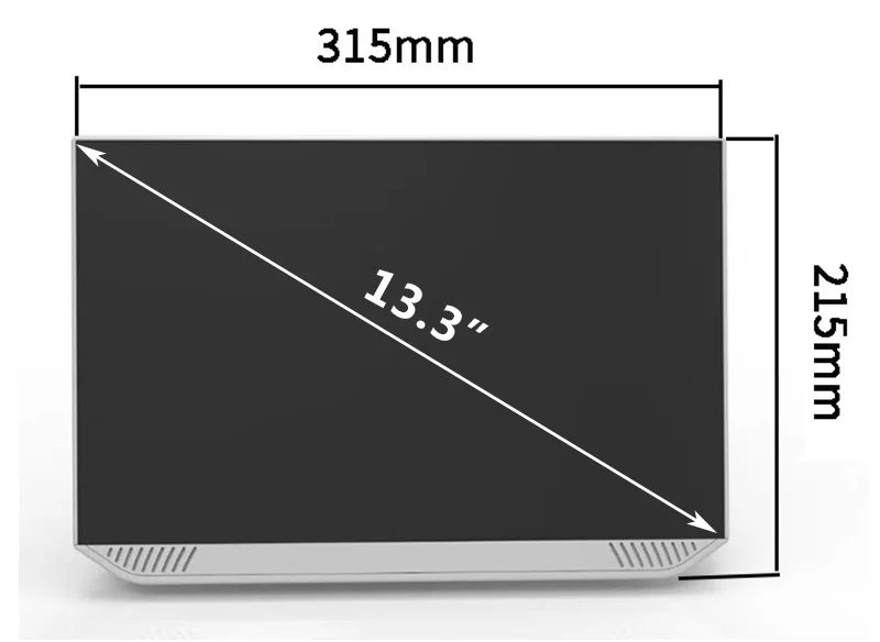 Семейный автомобильный монитор на подголовник 13,3 дюймов Android 9,0 HD 1080P ультратонкий сенсорный экран с wifi Bluetooth FM HDMI USB SD MP5 плеер