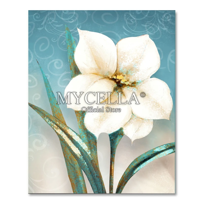 

5d Diy Diamond Painting Flowers Cross Stitch Embroidery Mosaic Pictures Full Square Rhinestones Decoration Home Wall Sticker