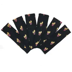 10 шт. эластичные Банданы для мужчин Для женщин Обувь для девочек с цветочным принтом Бег спортивные ленты для волос повязка резинка для