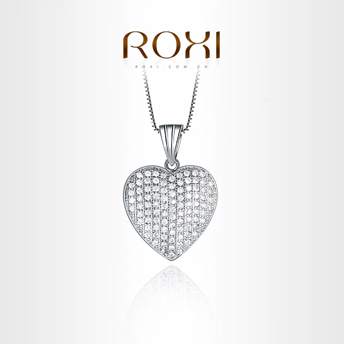 ROXI brand 2013 New arrival delicate peach heart Necklace FREE SHIPPING best gift for girlfriend noble Party Jewelry 303012516 | Украшения