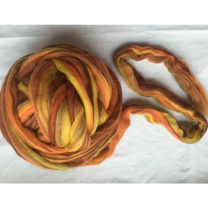 Wfpfbec Mixture Merino Wool For Felting Wool Roving Fiber 50g 100g 200g