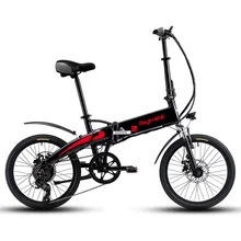 20inch electric mountain bike mini folding lithium battery bike Mountain folding electric bicycle adult battery smart bicycle