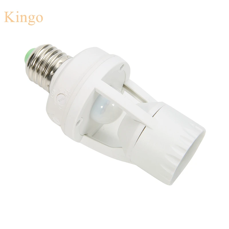 

AC110-220V 360 Degrees PIR Induction Motion Sensor Dector IR infrared Human E27 Plug Socket Switch Base Led Bulb Holder