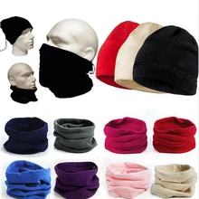 Fashion Women Men Thermal Fleece Beanie Hat Snood Scarf Neck Warmer Ski Balaclava Winter Unisex Hat Scarf Mask Three purposes Fashion Women Men Thermal Fleece Beanie Hat Snood Scarf Neck Warmer Ski Balaclava Winter Unisex Hat Scarf Mask Three purposes