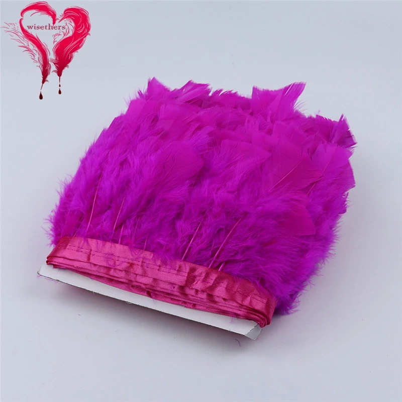 3 rose turkey feather trims 2
