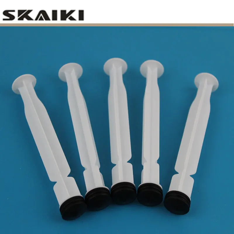 

5pcs 10ml syringes solder paste piston syringes flux piston for 10cc 559 solder 10cc Z40 welding flux 10cc UV solder mask