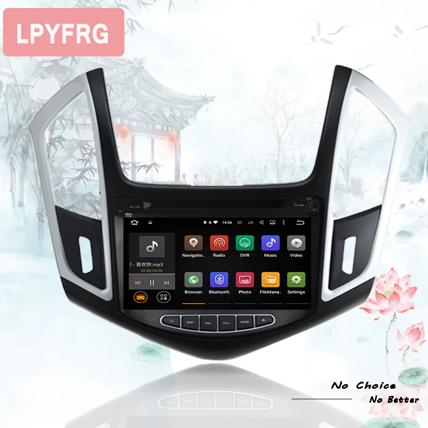 Sale 2 Din 1024*600 Android 9.0 CAR DVD GPS For CHEVROLET CRUZE 2018 -2014 support DVR WIFI DSP DAB OBD Octa 8 Core 4GB 64G Head Unit 2