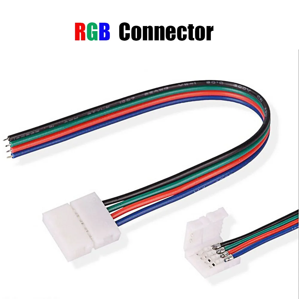 font b LED b font font b Strip b font Connector 4PIN 10mm Width Free