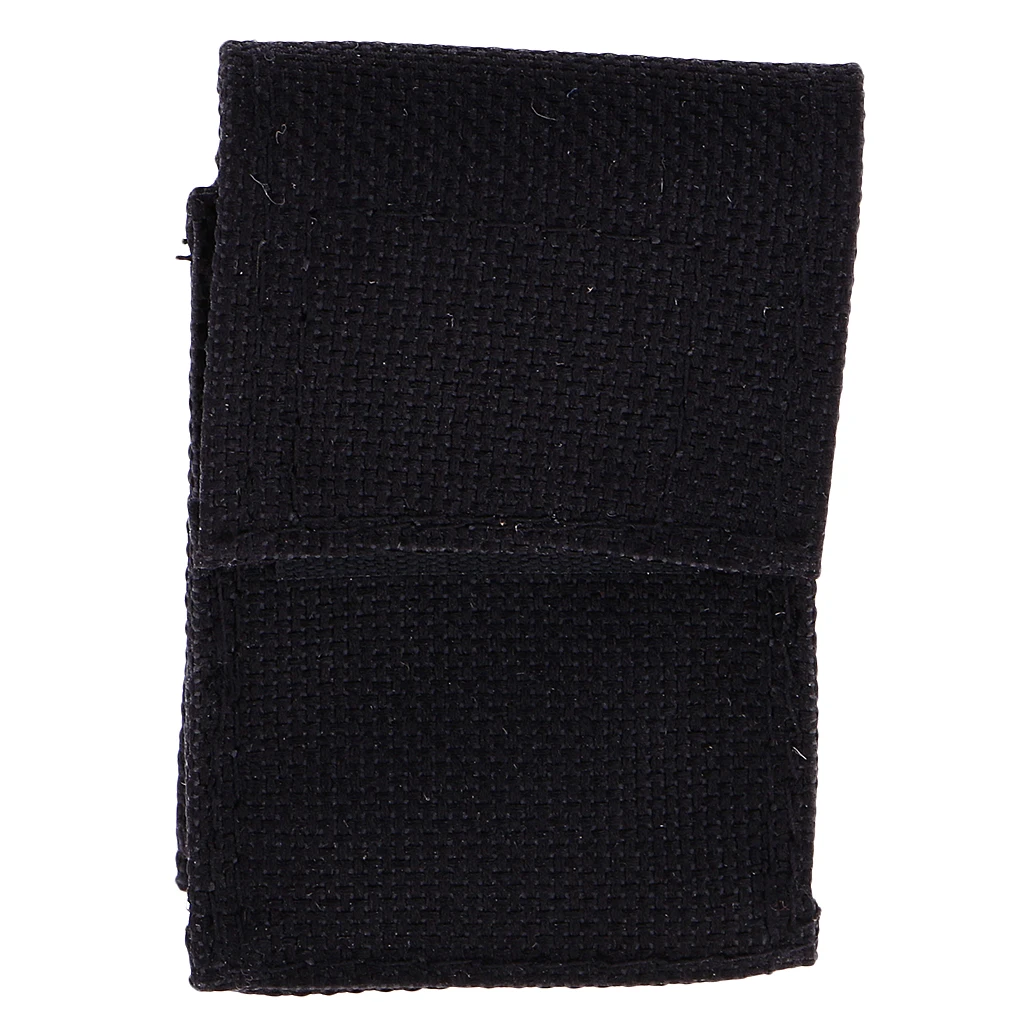 Nylon Guitar Battery Bag Musical Instrument Bass Battery Cover Holder Bag Box 9V for Electric Guitar Replacement Accessories
