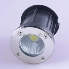 10 Вт теплый белый/холодный белый светодиодный COB подземный свет, светодиодный встраиваемый напольный светильник AC85-265V