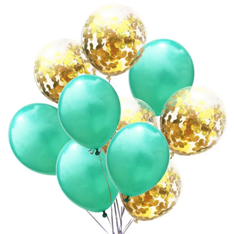 Йориу 10 шт. воздушные шары на день рождения воздушный шар "Конфетти" латексный шар с днем рождения Свадебные украшения балон для душа для мальчиков и девочек - Цвет: Color 12