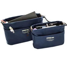New Big Women canvas Make Up Bags solid Canvas Cosmetic bags Case Simple Casual Girls Lady Pouch Storage Travel bag Organizer