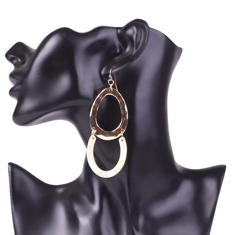 Guanlong Vintage Acetic Acid Acrylic Dangle Long Earing for Women Geometric Metal Acetate Resin Big Earring Girl Jewelry Brincos (4)