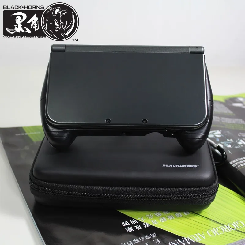 

Game accessories for New 3DS/XL LL Hard Case Travel Carry Bag + Hand Grip holder with handle Stand,Bracket Kickstand