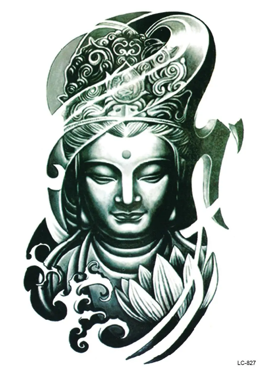Buddha Design Tattoo / 72 Stylish Buddha Tattoos On Back / Watermark will not be printed on your art print.