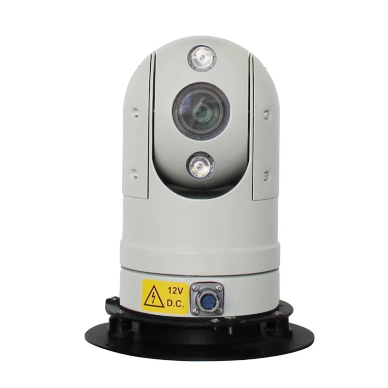  30x Optical Zoom 2MP Shakeproof Mobile Mini Portable IP 1080P Car Bus Vehicle Mounted PTZ Camera Fo