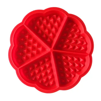 silicone 5 Cavity waffle mold Thickened heart-shaped baking mold Pan Tray Muffin Cake Chocolate Mold Kitchen Baking Tools #YL silicone 5 Cavity waffle mold Thickened heart-shaped baking mold Pan Tray Muffin Cake Chocolate Mold Kitchen Baking Tools #YL