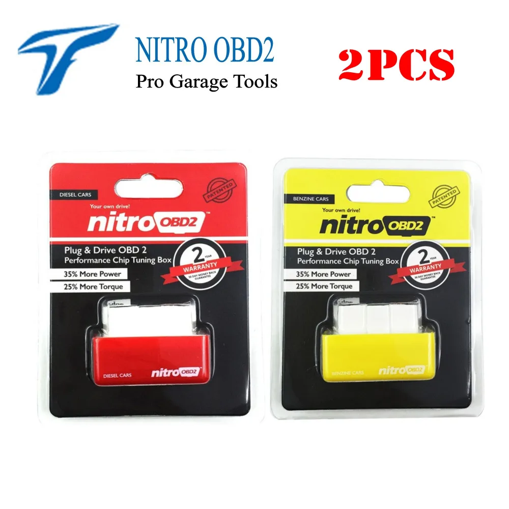 Новый Wow CDP ObdTool Nitro OBD2 чип тюнинг коробка вилка и привод NitroOBD2 для дизельного