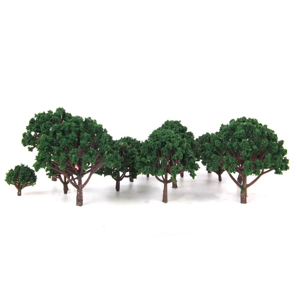 Модель пейзажа Пейзаж Деревья 3 см-8 см(темно-зеленый) сад пейзаж декорации куклы свадьбы миниатюры диорамы