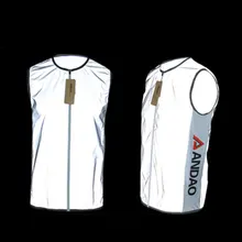 2016 Outdoor Sports Reflective Clothing Men Woman Sportswear Waistcoat Vest Safety Bicycle Cycling Jersey Reflective Vests Gilet