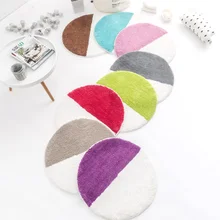 PAYSOTA очаровательный круглый коврик для ванной двери Туалет спальня абсорбирующий нескользящий коврик можно стирать