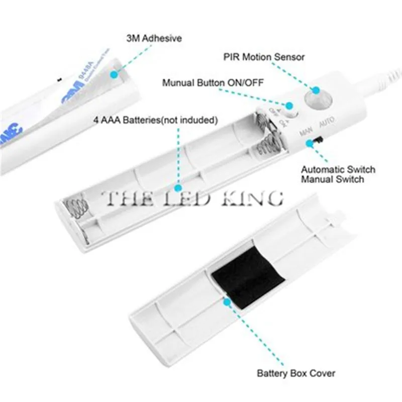 Светодиодная лента SMD2835 с датчиком движения 60 светодисветодиодный 5 в пост. Тока