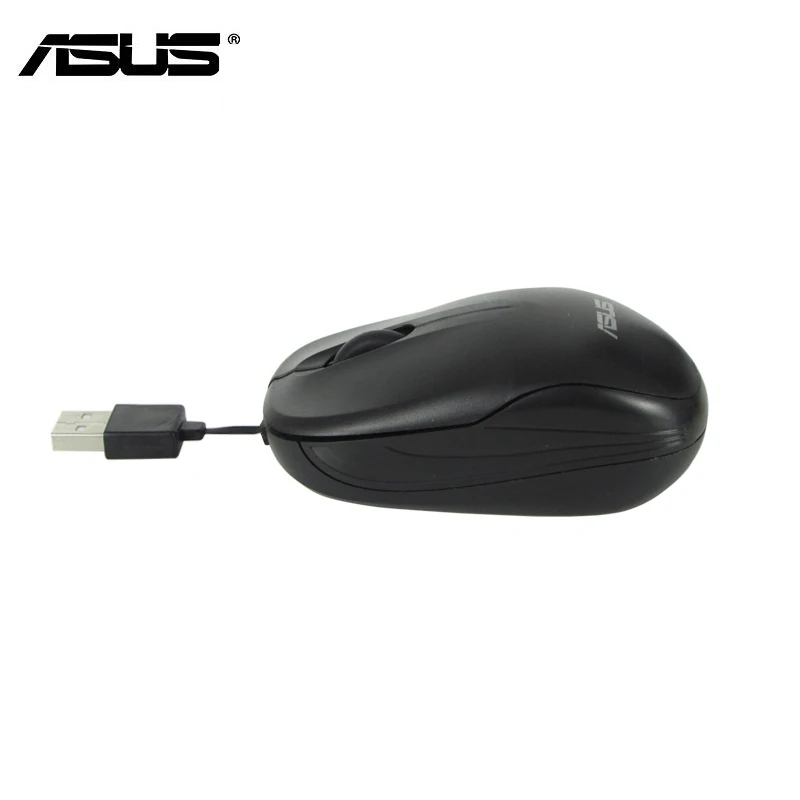 ASUS UT220 выдвижной кабель USB оптическая мышь для ноутбука- черный