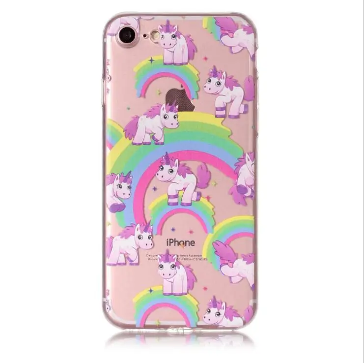 

DOYAEL Cute Pattern Soft TPU Phone Case For iphoneX 6 7 8 7plus 8plus XR XSmax 6plus Colorful Printed Back Cover Case capa