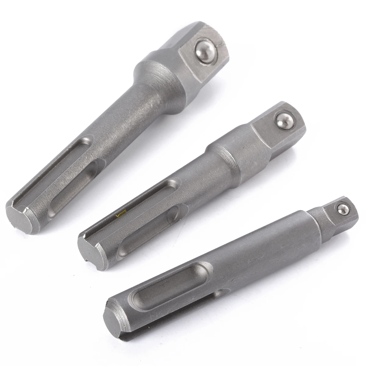 3pcs Chrome Vanadium Steel Socket Adapter Set SDS Socket Driver Set