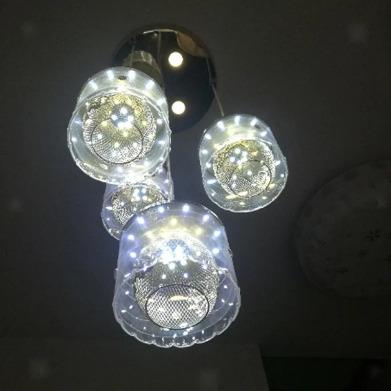 Mini Handmade Iron Lamp Shade Hanging Light Protector Mini Round Chandelier Lampshade Modern Craft Light Accessories Mayitr