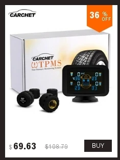 CARCHET TPMS Dvd Контроль давления в шинах интеллектуальная система+ 4 внешних датчика ЖК-присоски tpms для автомобиля dvd сигнализация давления в шинах