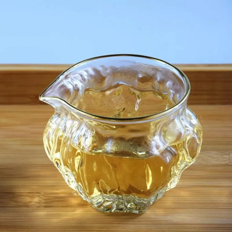 260 мл японский молоток зерна термостойкая стеклянная ярмарка чашка грецкий орех зерно воды пульсация заварочный чайник большой чайный разделитель чай
