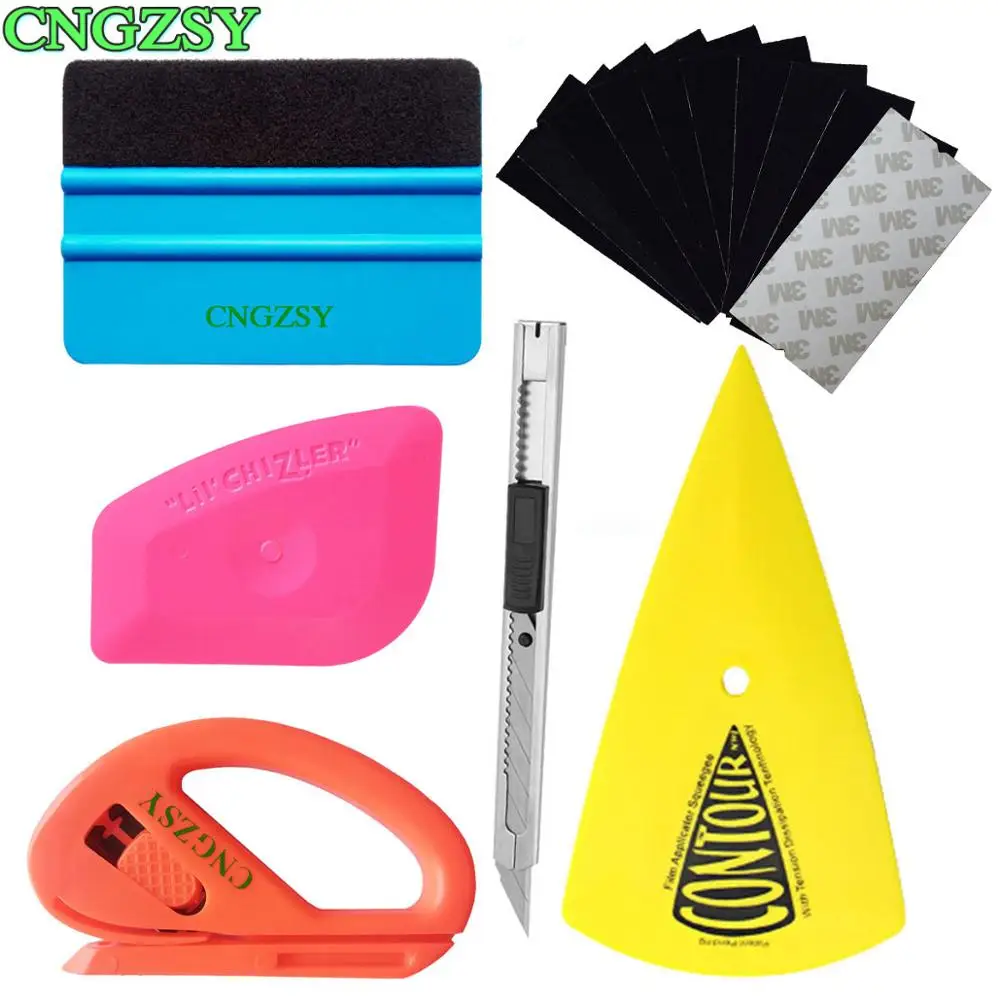 

Car Foil Scraper Multilaterial Squeegee Window Tinting Auto Film Install Wrapping Applicator Tools Scratch-less For Cars K23A