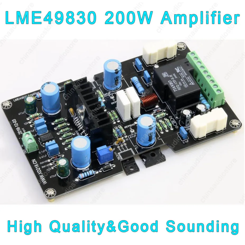 

Hi-Fi LME49830 IRFP240/IRFP924 Amplifier Board 100W Mono Power Amplifier For DIY Audio DC Servo W/ Speaker Protection,In Stock