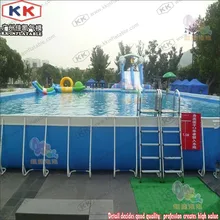 KK Backyard Above Ground Swimming Pool, Metal Frame Pool With Ladders KK Backyard Above Ground Swimming Pool, Metal Frame Pool With Ladders