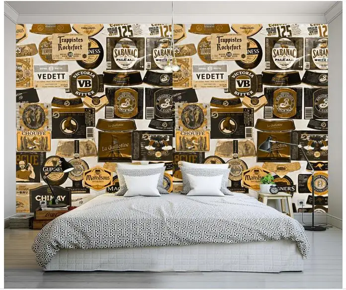 3D wallpaper custom for walls 3d wall murals Retro icon background paintings home decor bedroom | Обустройство дома