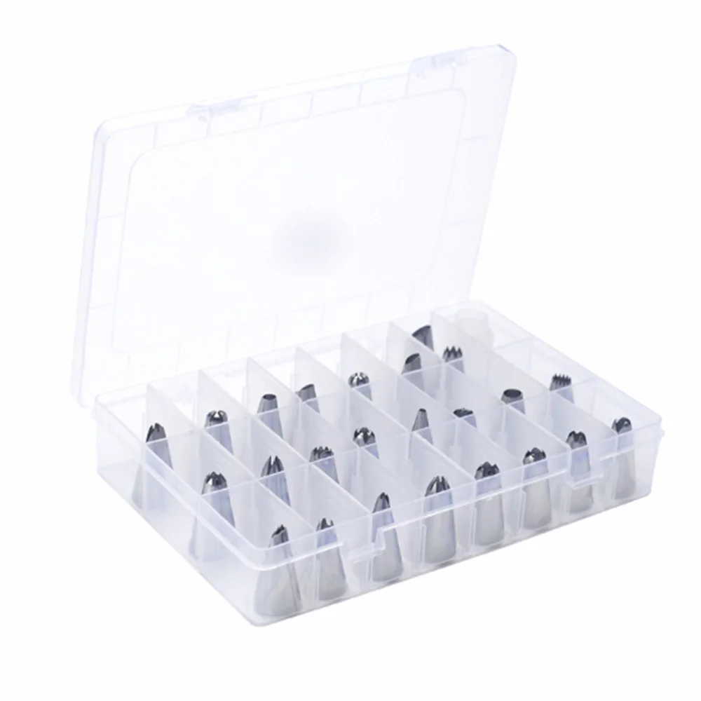 24 pcs Difference style DIY Dessert Cake Decorating Tip ... 24 pcs Difference style DIY Dessert Cake Decorating Tip ...