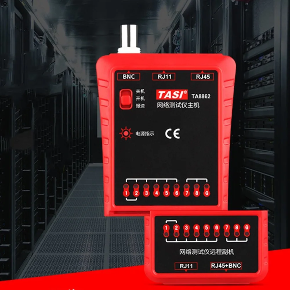 

TASI 8861 Wire Tracker Line Finder Handheld Cable Tester for Network Maintenance Collation Telephone Line Continuity Checking