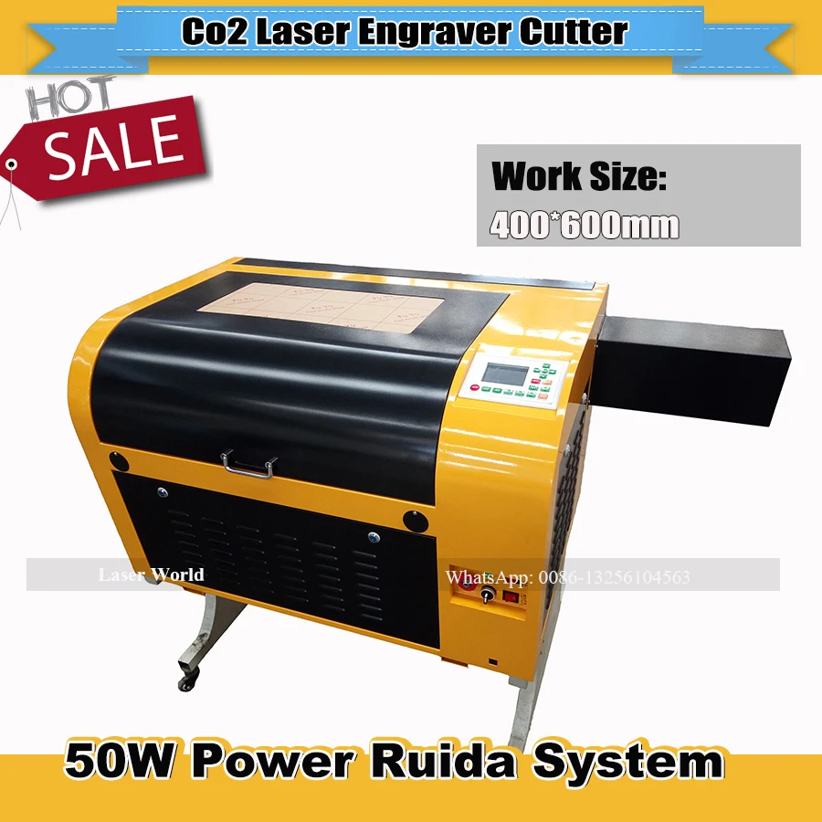 

CO2 Laser Engraver Ruida 6442 System 4060 50W (60w/80w/90w) 6040 Laser Cutting Machine with DSP System Free Shipping