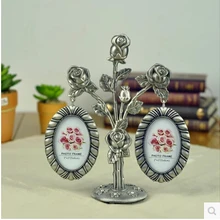 Оловянная Семья/детское домашнее украшение Фоторамки Дерево 2 картины Vinatge фоторамка porta retrato love XC004