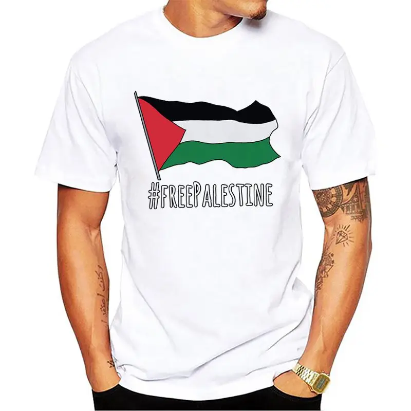

2018 Summer Fashion PALESTINE T Shirt Men's Short Sleeve Cotton Printed T-shirt Funny Tees Harajuku Shirts Cool Tops